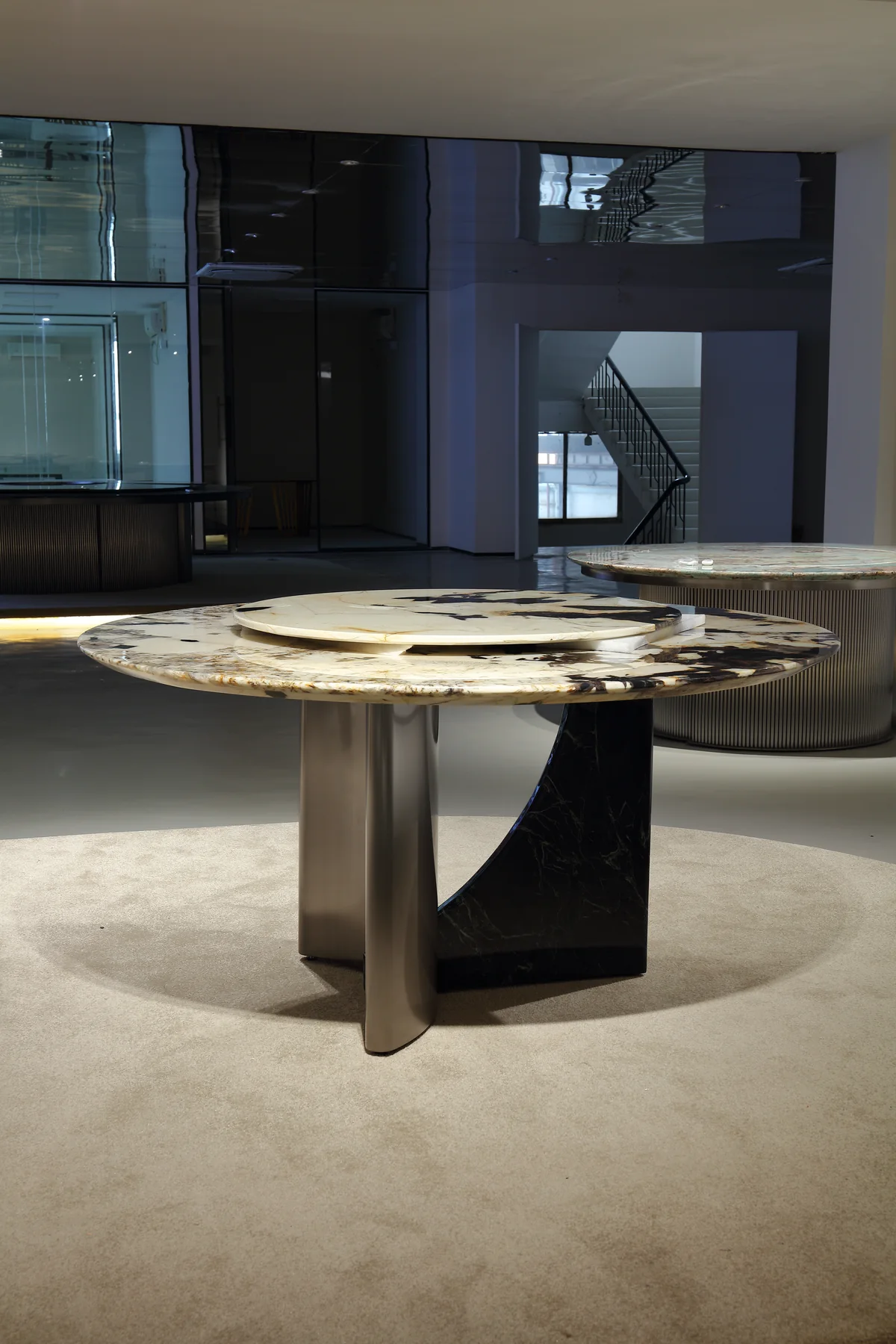 DIANKE Round Dining Table DT-1007 - full product view