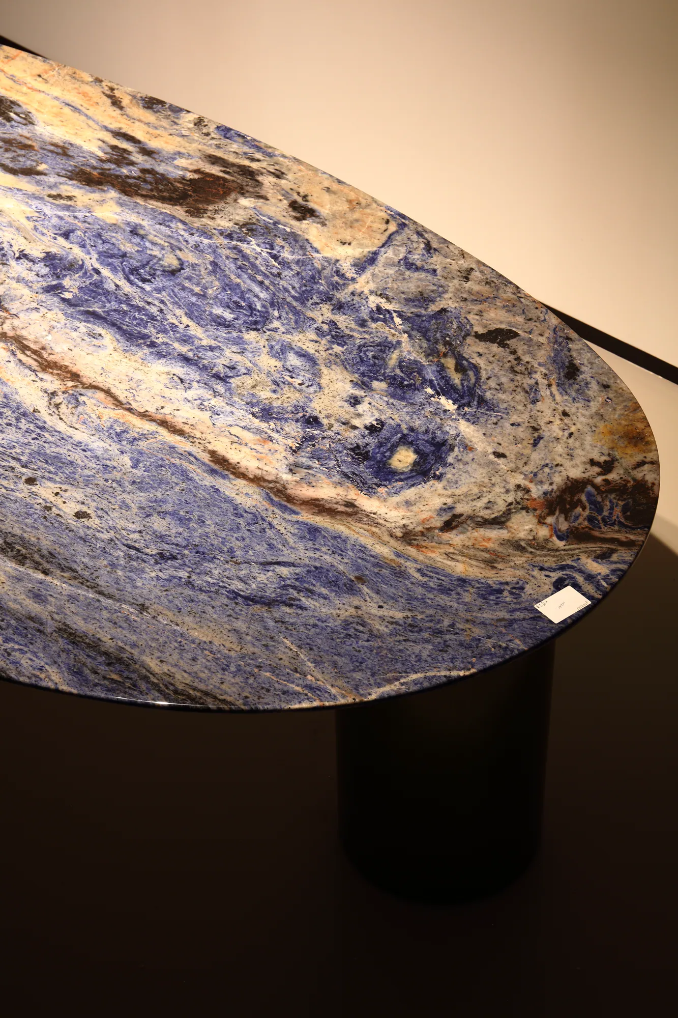 Jingtai Blue Oval Dining Table - detail view 4